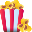 Movie recommendation popcorn icon